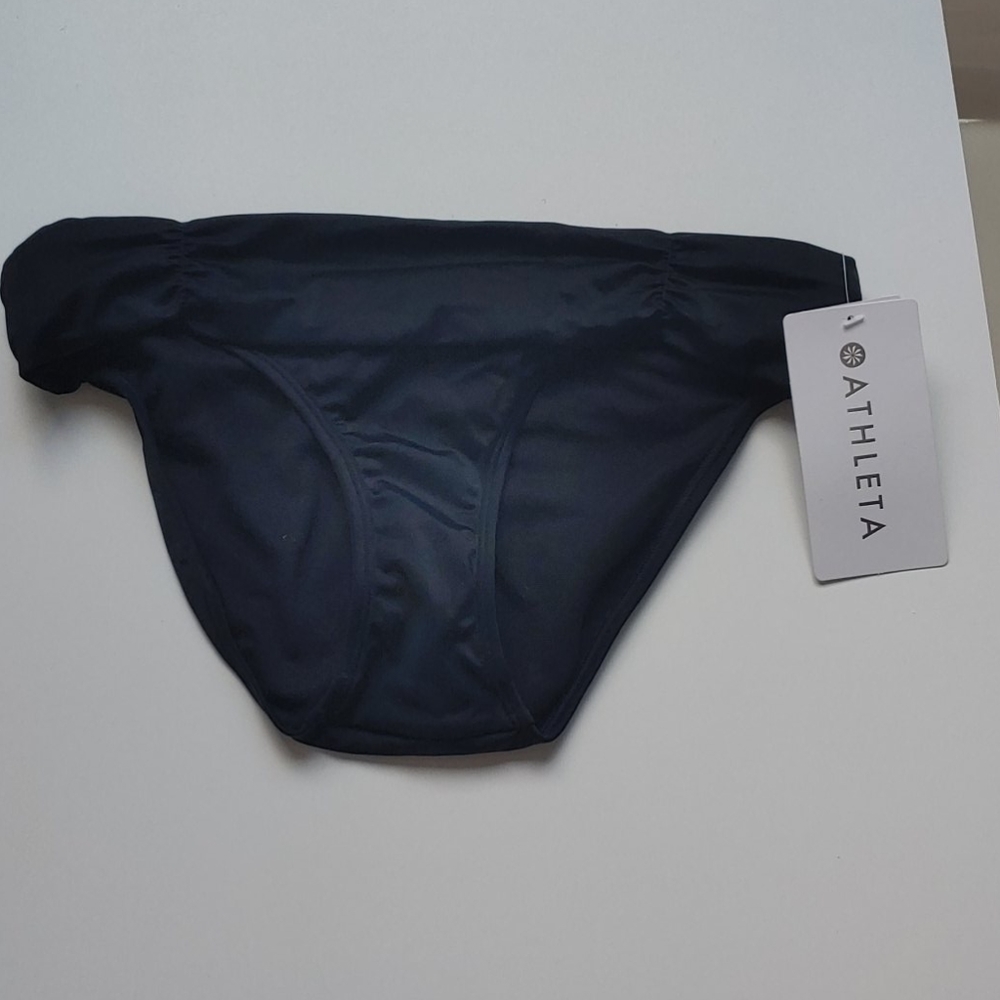 Athleta womens gather swim bottom